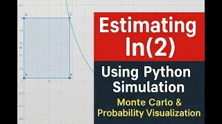 Estimating ln(2) Using Python Simulation | Monte Carlo & Probability Visualization