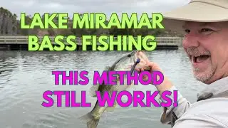 This Old Method Still Works!!! Bass Fishing Lake Miramar 