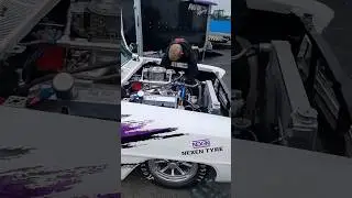 Santa Pod Pits - 434ci Chevy Nova #shorts #veedubracing #dragracing #santapod #cars