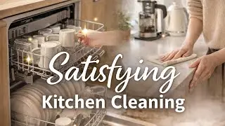 Satisfying Kitchen Cleaning Routine | No Talking | Home Therapy