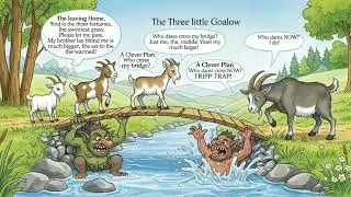 Three little goat English story