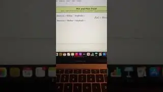 Min and max equation