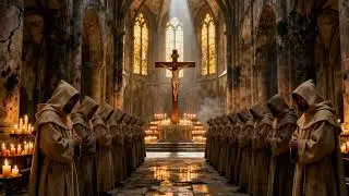 Gregorian Psalm 91 432 Hz 📖 Qui Habitat — Night Protection Chant for Sleep