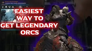 THE BEST WAY TO RECRUIT LEGENDARY ORCS! - Shadow Of War
