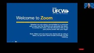 Using Zoom for UFCW 1518 Education