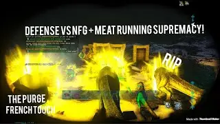 ARK OFFICIAL PVP| DEFENSE VS NFG| MEAT RUNNING SUPREMACY