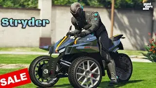 Stryder Review & Best Customization | SALE NOW! | GTA Online | Lazareth Triazuma | Trike motorcycle