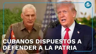 &ldquo;Nadie nos dicta qu&eacute; hacer&rdquo;: presidente de Cuba responde a amenazas de Trump