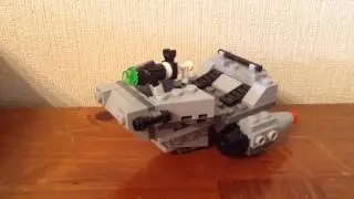 Lego Star Wars set 75126 first order snow speeder microfighters series 3 review