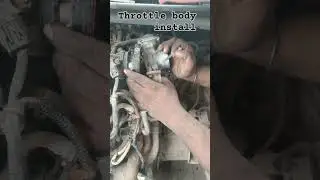 🚘Car ka throttle body installation 🚙#carpart #hfmotors #mechanic #throttlebody
