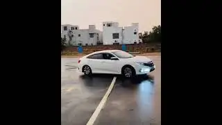 Honda Civic Drifting On Slipy Road Pakistan 🇵🇰