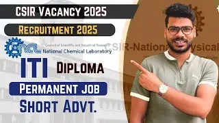 CSIR NCL Technician & Technical Assistant Recruitment 2026.
