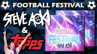 TWO LUCKY BOXES!! 2021 Topps Steve Aoki Football Festival 2x Box Review