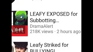 LEAFY SUBBOTTING ALLIGATIONS PROOF???