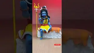 Diy Shivratri Special Shiv ji 🔱 idol making 🥰 Shivratri Special #short #viral #shiv #shivratri