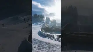 Ski zone at cheile gradistei..