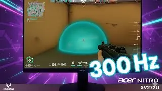 Acer Nitro XV272U F3 300Hz Valorant Gameplay