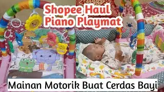 Shopee Haul Piano Playmat | Mainan Motorik Bayi 2-6 Bulan