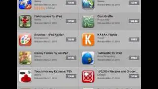 Browsing the iPad App Store