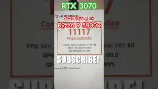 Ryzen 9 5900x + RTX 3070 Trio + 64GB RAM (Unigine Superposition) * PC Benchmark *