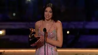 Dua Lipa Wins Best Pop Vocal Album | 2021 GRAMMY Awards Show Acceptance Speech