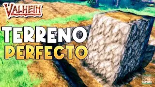 Cómo APLANAR EL TERRENO BIEN en VALHEIM ASHLANDS
