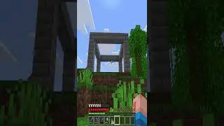 Minecraft New Small Jungle Wood And Stone Brick Butcher Villager House #mc #minecraft #shorts