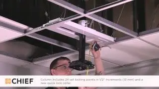 Suspended Ceiling Projector Mount System | Chief SYSAU Product Preview