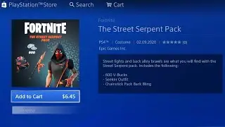 FORTNITE NEW STREET SERPENT STARTER PACK!