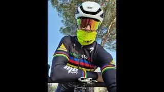 Leonardo Olmi testing the winter kit made by MB Sport for Cycling360.net magazine.