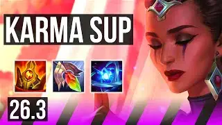 KARMA & Varus vs NAUTILUS & Sivir (SUP) | Good KDA: 1/2/30 | KR Master | 26.3