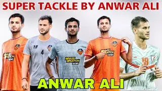 Super Tackle by ANWAR ALI football player 👌💯⚽ #anwarali #indiafootball #football