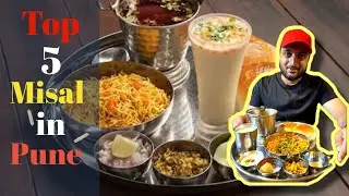 Top 5 Misal in Pune | Food Vlog #misalpav #top5