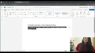 Mastering Microsoft Word: Personal Profile Formatting Challenge