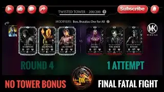 Twisted Tower 200 Fatal▪️Round 4 🎮 Mortal Kombat Mobile/MK Mobile #mortalkombatmobile #mkmobile #mkm