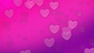 15 Minutes - Pink Ambient Lighting 🩷 Floating Hearts Frame TV Art