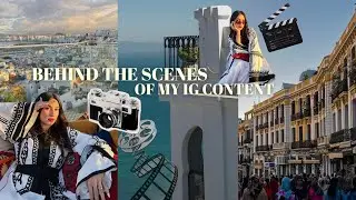 Day in the life of a Moroccan Content Creator 🇲🇦🎬🎞️ | خلف كواليس تصوير بالقفطان في طنجة