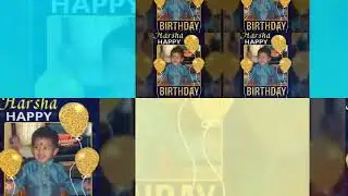 Harsha birthday video