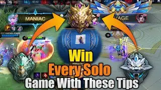 Solo Rank Players, These Tips Will Definitely Help You Win More In Rank | Mobile Legends Tips | MLBB