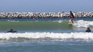 Surfing at Doheny State Beach