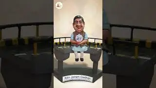 Caricature Presented to Mr. Nitin Gadkari | A Tribute to the Minister of Road Transport & Highways