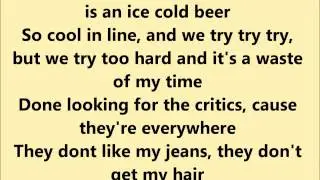 Pink- Less Than Perfect Lyrics