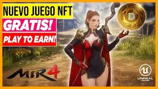 BRUTAL! MIR4 ✅ NUEVO JUEGO BLOCKCHAIN GRATIS para GANAR DINERO Jugando!