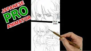 He makes it look EASY...｜Japanese Pro Animator