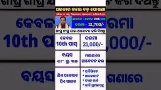 Odisha Govt Job 2025- 10th Pass Job #shortvideo #odishagovtjob #trending #shorts #govtjobs #jobalert