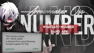 ARROWMAKER OFC / WHATSAPP NUMBER BANNED , UNBANNED APK / VERSION 3.5 / RED THEME ♰