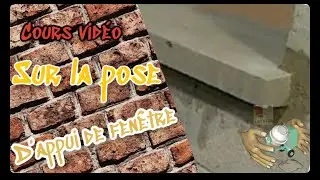 Comment faire un appui de fen&ecirc;tre #2 la pose.