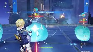 Genshin Impact charater test run  #ayaka #ayakagenshinimpact #shenhe