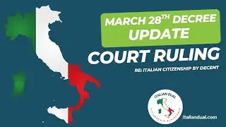 🇮🇹 Big Legal Win Against the Decree? Here&rsquo;s What It Could Mean for Italian Citizenship by Descent
