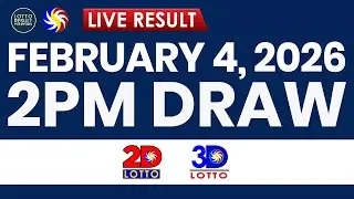 LIVE 2PM PCSO LOTTO RESULTS TODAY FEBRUARY 4, 2026 | SWERTRES EZ2